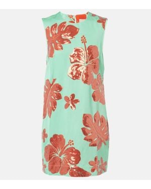ALÉMAIS Minikleid Sizzle Mit Pailletten - Weiß