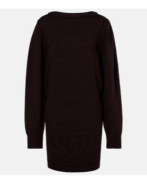 Lemaire Pullover Aus Wolle - Schwarz