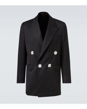 Simone Rocha Verzierter Blazer - Schwarz