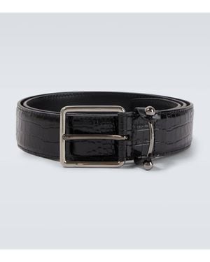 Christian Louboutin Guertel Aus Leder - Schwarz