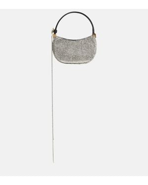 Magda Butrym Verzierte Clutch Vesna Micro Aus Satin - Weiß