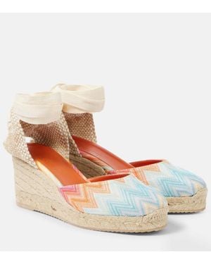 Missoni Espadrillas Eva 60 Con Zeppa - Marrone