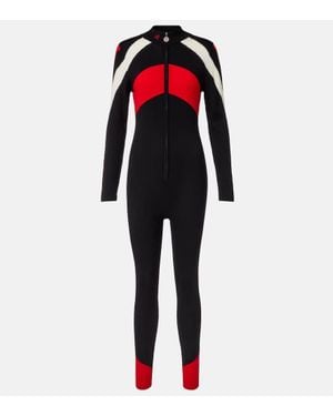 Perfect Moment Ski-Overall Tignes Aus Wolle - Rot