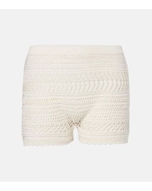 Ralph Lauren Crochet Shorts - White