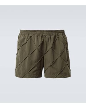 Bottega Veneta Costume Da Bagno A Vita Media - Verde