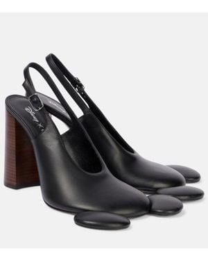 Coperni X Disney Slingback-Pumps Mickey Aus Leder - Schwarz