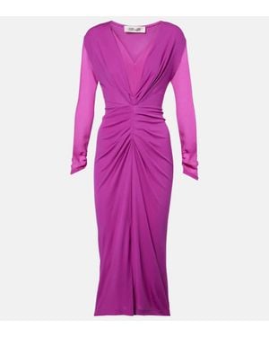 Diane von Furstenberg Midikleid Hades Aus Jersey - Lila