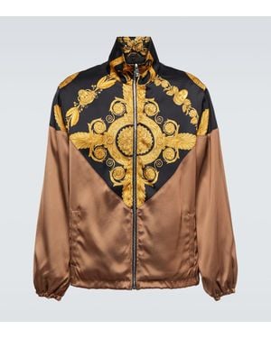 Versace Baroque Print Techno Fabric Jacket For - Multicolor