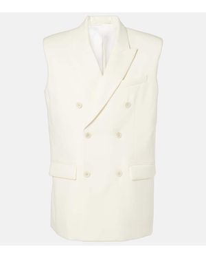 Wardrobe NYC Gilet Doppiopetto - Bianco