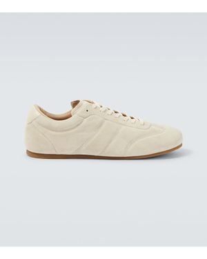 Lemaire Soft Runner Suede Trainers - White
