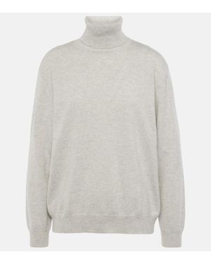 Brunello Cucinelli Rollkragenpullover Aus Kaschmir - Weiß