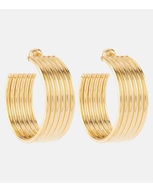 Alaïa Orecchini A Cerchio Loop - Metallizzato