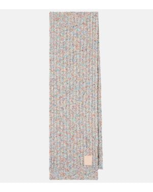Loewe Wool And Cashmere-Blend Scarf - Multicolor