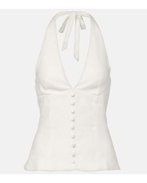 Faithfull the Brand Top Marie - Bianco