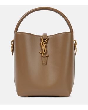 Saint Laurent Secchiello Le 37 Small - Marrone