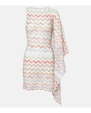 Missoni Pareo Con Lame A Zig-Zag - Bianco