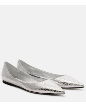 Jimmy Choo Love Ballet Flats - White