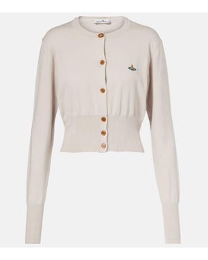 Vivienne Westwood Cardigan Bea Orb Aus Baumwolle Und Kaschmir - Natur