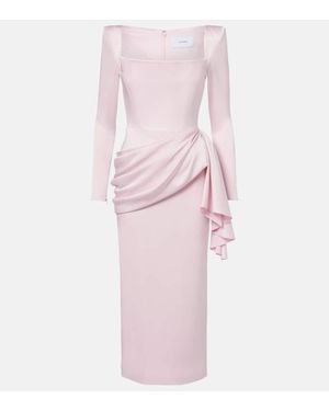 Alex Perry Cocktailkleid Aus Satin - Pink
