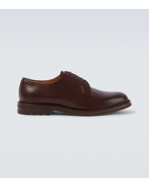 Brunello Cucinelli Schnuerschuhe Aus Leder - Braun