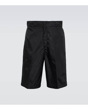 Prada Bermuda-Shorts Aus Re-Nylon - Schwarz
