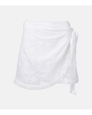 Melissa Odabash Cover-Up Mika De Algodon - Blanco