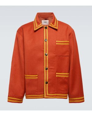 Bode Giacca Camicia Society Club - Arancione