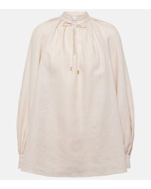 Loro Piana Linen Blouse - Natural