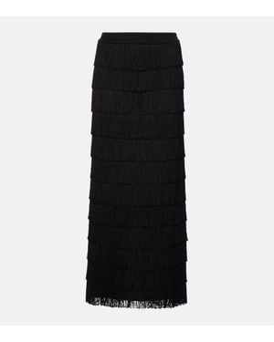Dorothee Schumacher Gonna Lunga Emotional Essence Con Frange - Nero