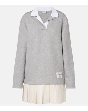 Moncler Jersey Minidress - Grey
