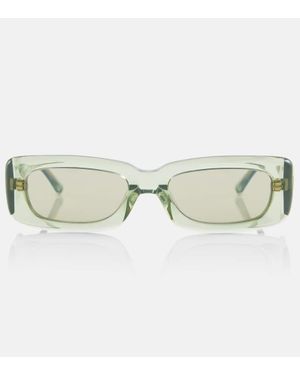 The Attico X Linda Farrow Sonnenbrille Mini Marfa - Grün
