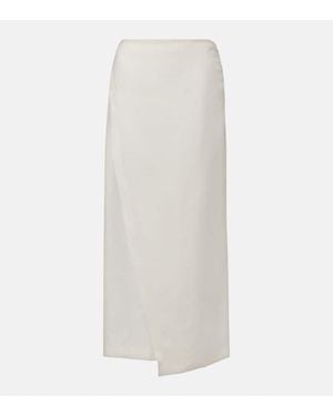 Faithfull the Brand Suis Linen Maxi Skirt - White