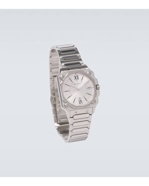 Gucci G-Flat 30Mm Stainless Steel Watch - White