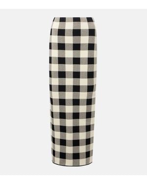 Posse Pippa Checked Maxi Skirt - Multicolor