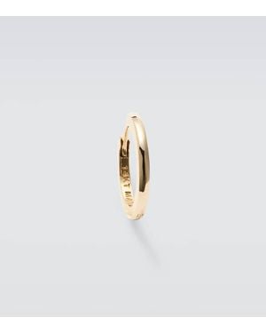 Mateo 14Kt Single Hoop Earring - White