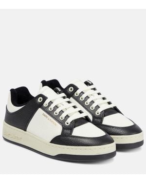 Saint Laurent Twotone Sl Trainers - Black
