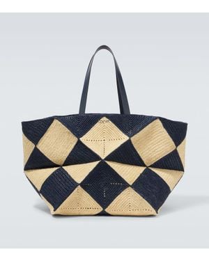 Loewe Tote Paula's Ibiza Puzzle Fold Xxl - Azul