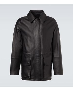 Saman Amel Veste En Cuir - Noir