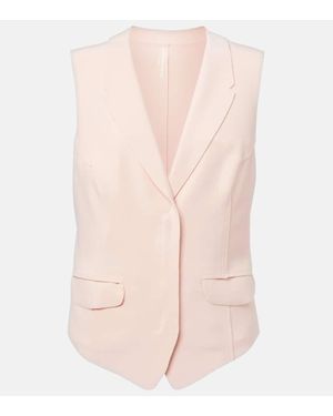 Norma Kamali Jersey Vest - Pink