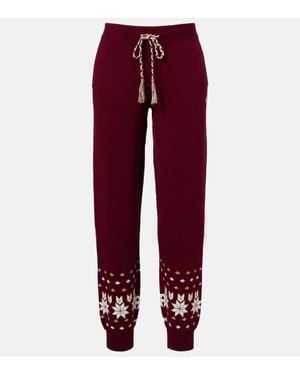 The Upside Jogginghose Aus Strick - Rot