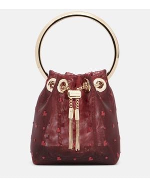 Jimmy Choo Secchiello Bon Bon Micro - Rosso