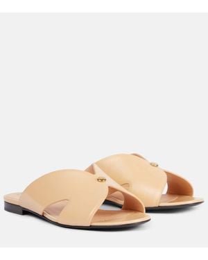 Loro Piana Sandalen Vera Aus Leder - Natur
