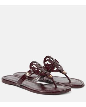 Tory Burch Sandalen Miller Aus Leder - Braun