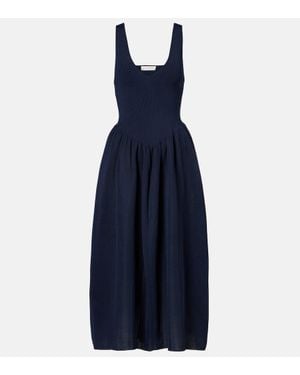 Altuzarra Abito Lungo Lollie - Blu