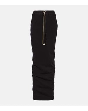 Rick Owens Pull On Pillar Maxi Skirt - Black