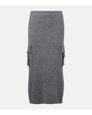 Blumarine Bleistiftrock Aus Wolle - Grau