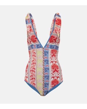 Etro Bedruckter Badeanzug - Rot