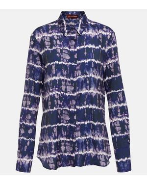 Altuzarra Chika Printed Shirt - Blue