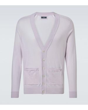 dunhill Cardigan De Cachemir - Morado