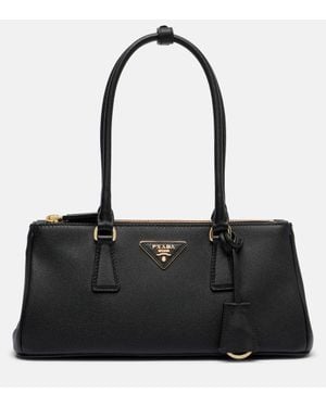 Prada Galleria Medium Leather Tote Bag - Black